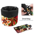 thumbnail image 4 of PhooArto Large Barrel Drawstring Makeup Bag, Abstract Floral Colorful Flowers Travel Cosmetic Bag Portable Make Up Organizer Bag, 4 of 6