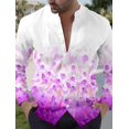 thumbnail image 1 of Camisa floral vintage para hombre, uso diario, salidas, fines de semana, verano, primavera y otoño, camisas de manga larga con cuello vuelto, camisa de tela, 1 of 6