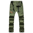 thumbnail image 1 of Men's Zipper Hiking Pants Breathable Soft Outdoor Functional Pants Detachable Hiking Pants Quick Drying (including Belt) Sweatpants Athletic Pants Sports Mens Deep Pocket Pants Size 50 Pants for Men, 1 of 2