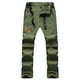thumbnail image 1 of Pantalones de senderismo con cremallera desmontable para hombre: nailon transpirable, secado rápido, cintura ajustable con cinturón, adecuados para deportes al aire libre, 1 of 2
