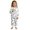 White, variant on Cozy Themed Girls Pajama Long Sleeve Top And Pants Cute Holiday Print Sleepwear For Children Soft Loungewear For Festive Family Nights Home Comfort Outfit