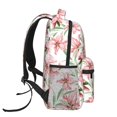 thumbnail image 3 of Balery Lilies Flowers Mochila Escolar Impresa, Mochila Ligera para Viajes Casual, Mochila Duradera y Cómoda Multifuncional, Mochila para Laptop-One Size, 3 of 5