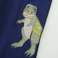 thumbnail image 4 of Toddler Boys Pants Kids Autumn Cartoon Dinosaur Embroidered Drawstring Sports Children Clothing Sweatpants, Sizes 3-4 Years, 4 of 8