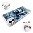 thumbnail image 2 of Snow Wolf Case for iPhone 11 ONLY 6.1'' 4 Cushion Corners TPU Bumper + Hard Acrylic Back Shockproof Scratch-Resistant Cover for Girls Women Teen, 2 of 4