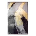 thumbnail image 1 of Cuadro decorativo Ecléctico Abstract Golden & Black 156cm x 96cm, 1 of 4