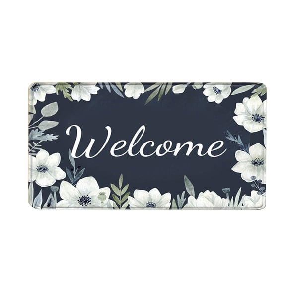 Buodes Outdoor Rug Welcome Mats For Front Door, Absorbent Resist Dirt Indoor Outdoor Front Door Rug