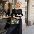 thumbnail image 5 of FORMRS Women Crossbody Purse with Chain Strap Vegan Leather Shoulder Handbag, Lemon Flowers, 5 of 7