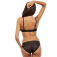 thumbnail image 4 of Women's Gossard 6273 Glossies Sheer Brief Panty (Black L), 4 of 4