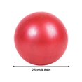 thumbnail image 2 of 25cm Anti-Burst Mini Pilates Ball for Yoga and Fitness with Sandblasted PVC Grip, 2 of 8