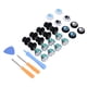 thumbnail image 5 of Kit de Reparación para Xbox One Controlador, Joysticks Analógicos 3D Tapa de Silicona con Palanca de Mando con Destornillador T6 T8 Piezas de Repuesto del Controlador para(QM21070991 (pata de gato)), 5 of 8