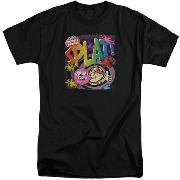 Dubble Bubble Splat Gum S/S Adult Tall Black