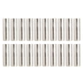 thumbnail image 3 of M5 Female Thread Coupling Nut, 20Pcs Rugged Thread Coupling Nut Set  For Machine, 3 of 8
