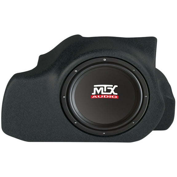 MTX Audio FMUST05BK12-TN 12" 4 ohms Loaded Vehicle Specific Thunderform Subwoofer Enclosure