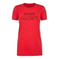 thumbnail image 2 of Moms Favorite Woman's Funny Graphic T-shirts, Sarcastic T-shirts for Women - Heather Red MH200WFUN S6 2XL, 2 of 3