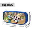 thumbnail image 3 of Cuphead Brother Mugman Pencilcase Large Capacity Pencase Double-layer Pen Bag Stationery Pouch Organizer Office Supplies Pencil Case, 3 of 8