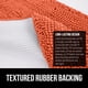 thumbnail image 5 of Alfombra de baño Gorilla Grip Chenille Coral, 30 x 20 cm, absorbente, 5 of 9