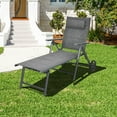 thumbnail image 1 of Costway  Patio Reclining Chaise Lounge Padded Chair Aluminum Adjust Neck Pillow, 1 of 10