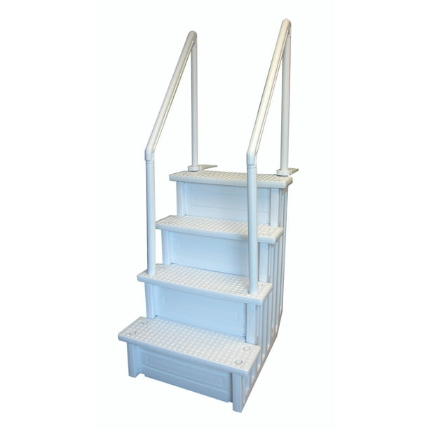 Intex Steel Frame Above Ground Swimming Pool Entry/exit Ladder For