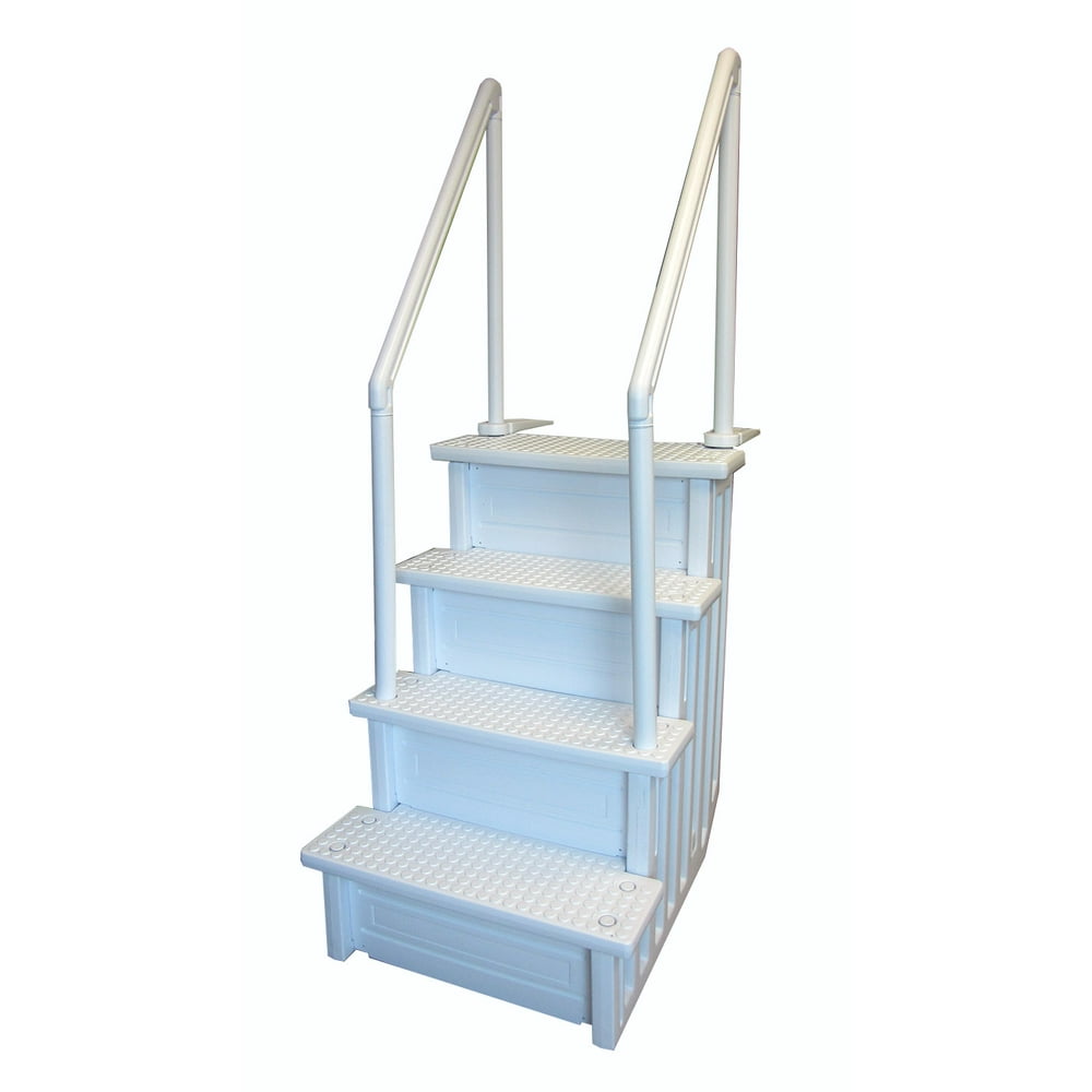 Easy Entry Pool Step Ladder for Above-Ground Pools - Walmart.com - Walmart.com