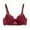 Red, variant on MLCDZ Sexy Lace Bras for Women Full Coverage Wireless High Support Bras No Underwire Adjustable Bras Plus Size Comfy Daliy Bra Black M