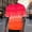 Red, variant on Zylanna Mens & Big Mens Fashion T-Shirts, Daily Crew Neck Short Sleeve Gradient Color Funny Graphic Tees Tops Yellow