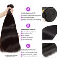 thumbnail image 3 of Typpkmm Extensiones De Cabello Humano BrasileñO Liso En Paquetes De 32 Pulgadas, 3 of 6