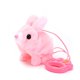 thumbnail image 1 of Juguete electrónico interactivo de conejito con orejas que se mueven y sonido; se tira de la cuerda; suave y mimoso; para niños y bebés; juego en interiores y exteriores; compañero imaginativo, 1 of 1