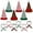 12PCS, variant on Dalrosia 12pcs Christmas Mini Knit Doll Hat and Scarf Mini Santa Hat for Craft Christmas Doll Knit Decoration Miniature Hat Scarves Doll Clothing Accessories DIY for Xmas Tree Wine Bottle Gift Decor