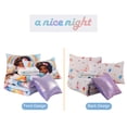 thumbnail image 4 of Set de edredón A Nice Night Rainbow Unicorn Twin para niñas, 4 of 9