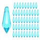 thumbnail image 1 of 50-Pack Prismas de Carámbano de Cristal, 34mm/1.34 Pulgadas Cristales Colgantes para Candelabros/Hogar/Ventanas/Jardín/DIY [Azul Lago], 1 of 7