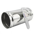 thumbnail image 3 of 0-90°Manual air damper valve OD97-297mm air volume flow rate duct valve air ventilation check valve with silicone sealing ring, 3 of 4