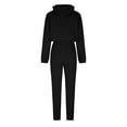 thumbnail image 6 of Xysaqa Jogging Suits for Women 3 Piece Tracksuits Outfits Fall Long Sleeve Pullover Hoodie + Tank + Bodycon Pants Sweatsuit Workout Sets, 6 of 6