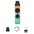 thumbnail image 3 of Flauta de boca Kazoo, instrumento musical ligero y fácil de transportar con 10 membranas verde naranja, 3 of 8