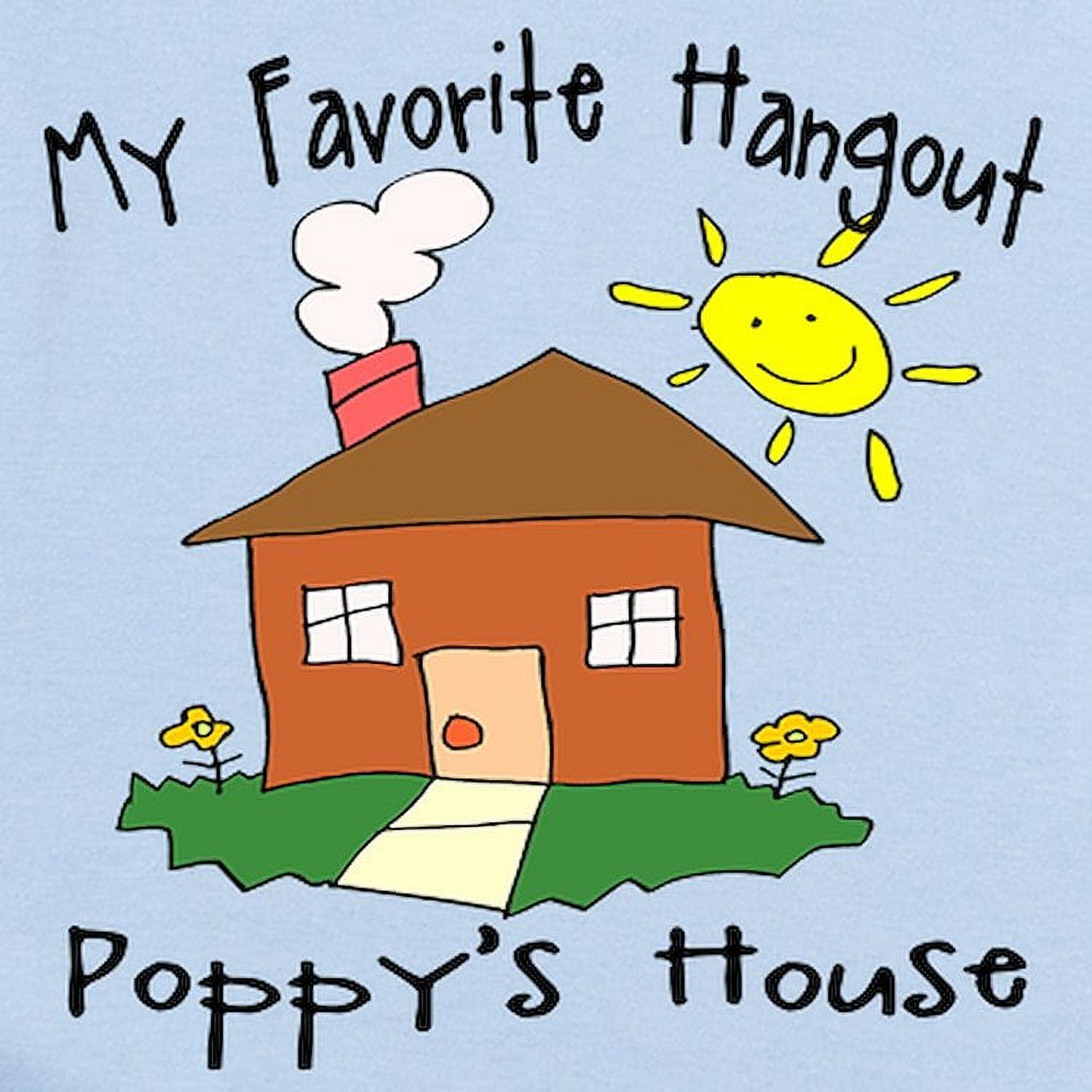 CafePress - Favorite Hangout Poppy's House Baby/Toddler Onesie - Baby Light Bodysuit, Size Newborn - 24 Months