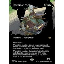 MtG Tarkir: Dragonstorm Rare Severance Priest (Borderless Clan Showcase) #369