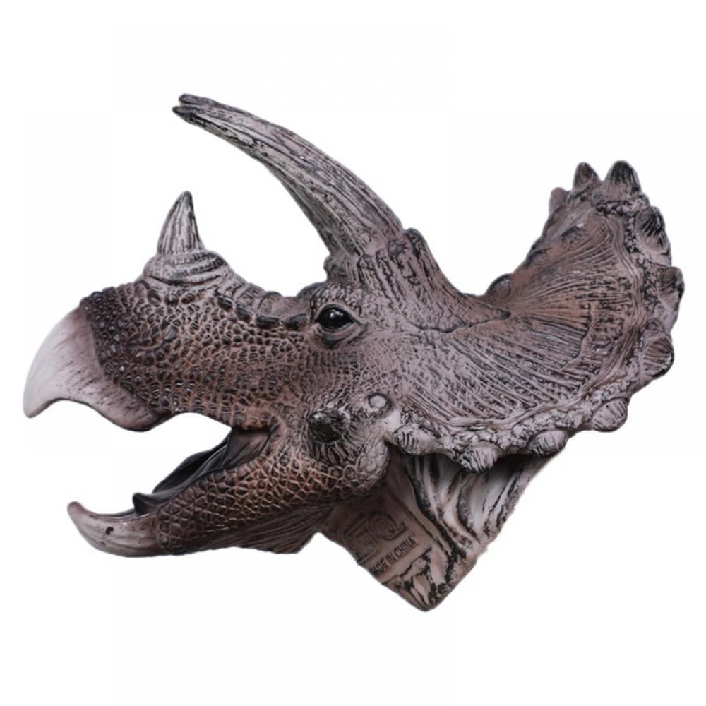 Dinosaur Hand Puppet Triceratops Model Figure Children Outdoor Toy Kid Gift New 