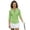 Green Polka Dot Print, variant on Binienty Pink Polka Dot Women Sport Shirts 3/4 Sleeve Cloth Workout Tennis T-Shirts Quarter Zip Machine Washable for Golf,Tennis,Hiking,Running,Gym