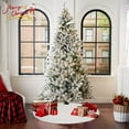 thumbnail image 6 of White Christmas Tree Skirt Tree Mat, Round Xmas Tree Apron Base Cover Floor Protection for Holiday Home Decor, Festive Party Decorations for Artificial Christmas Trees with Elegant Design, 6 of 9