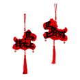thumbnail image 1 of Hioecau Pendentif Année du Cheval 2026 Ornement Suspendu à Franges Rouges Décoration Murale Nouvel An Décoration de Porte Festival Lunaire, 1 of 8