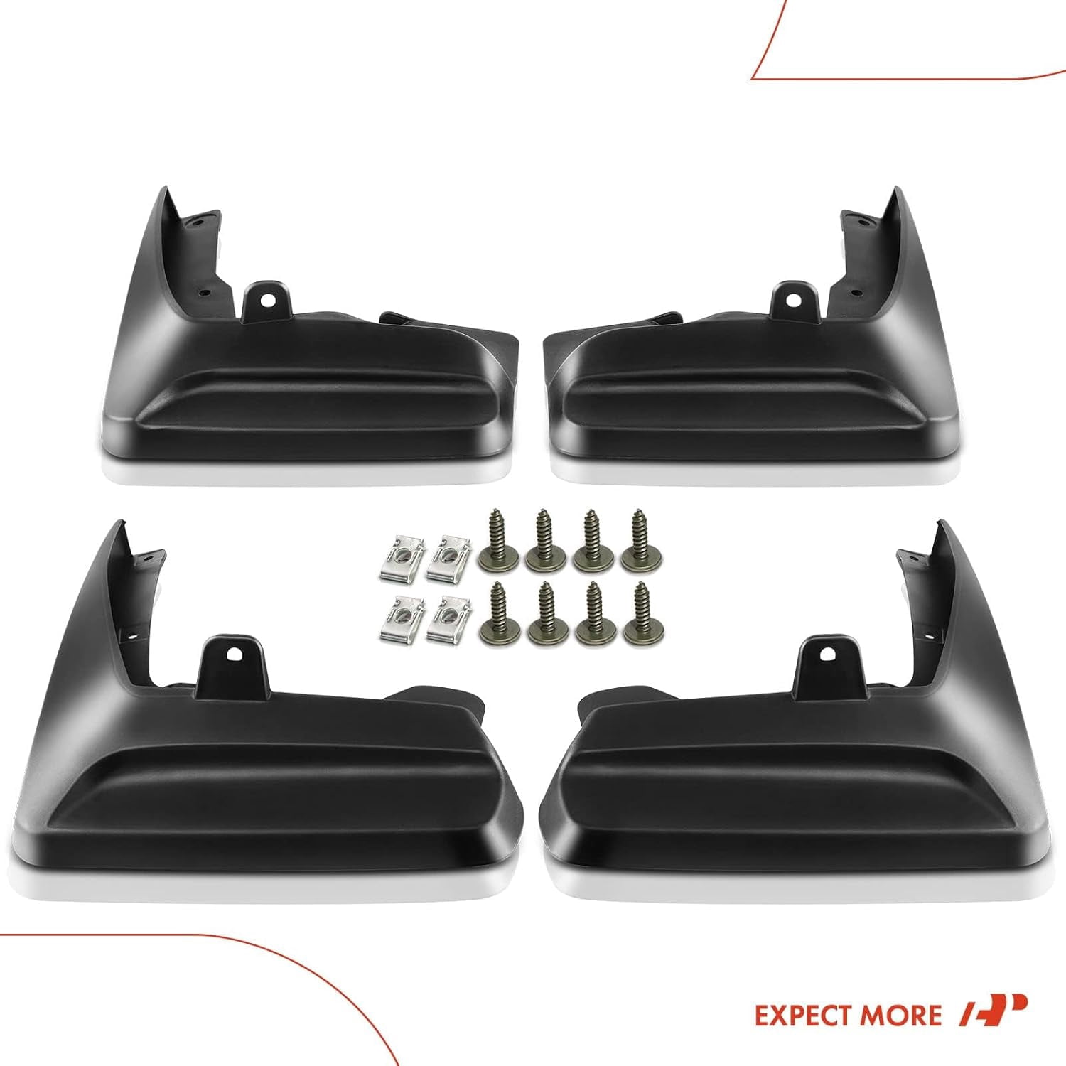 A-Premium Splash Guards Mud Flaps Mudguards Fender Compatible with Toyota Sienna 2011-2017 Front and Rear 4-PC Set