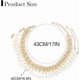 thumbnail image 3 of Boho Choker Necklace Gold Cuban Link Necklaces Chain Fashion Jewelry for Women and Girls, 3 of 4