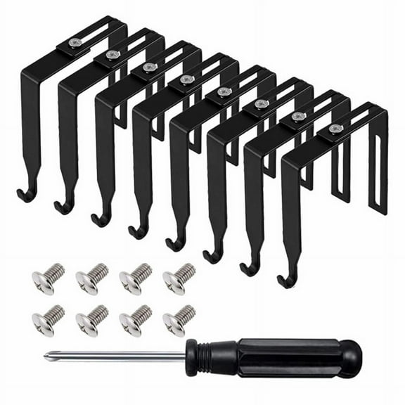 Cubicle Hangers Universal Partition Hanger Set Metal Black Cubicle Hooks Door Mirrok5502