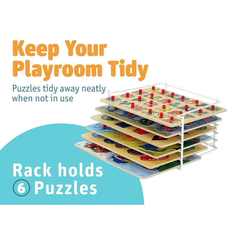 26-Slot Wire Puzzle Rack