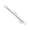 thumbnail image 3 of Chucking Reamers 5.1mm High Speed Steel Cobalt M35 Round Shank 6 Straight Flutes Machine Milling Cutter, 3 of 4