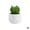 A, variant on Artificial Potted Plant W/ Pot Small Faux Decor In/Outdoor FAUSELLER