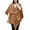 Brown, variant on Women Cape Shawl, Women's Large Front Poncho Sweater Wrap, Knitted Elegant Shawls Cape for Fall And Winter, Topper Outerwear for Casual And Dressy Occasions Beige