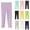 Purple, variant on ATOGUTA Girls Athletic Leggings Size 2T-8 Kids High Waist Lounge Pants Active Dance Running Yoga Tights Black