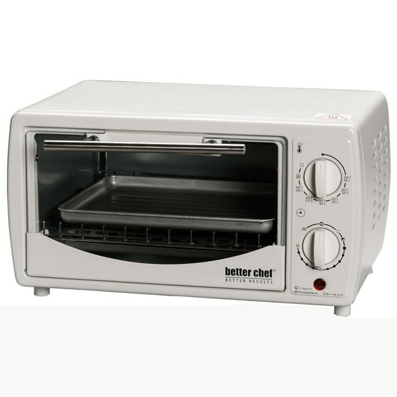 Better Chef 9 Liter Toaster Oven Broiler-White