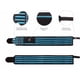 thumbnail image 4 of 2 piezas de cinturón de protección de muñeca cinturón protector ajustable con presilla para el pulgar ejercicio de culturismo entrenamiento cruzado bolsa de levantamiento de pesas, azul brillar Electrónica, 4 of 5