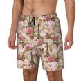 thumbnail image 2 of Daiia Rose Flowers Mens Swim Trunks Swim Shorts Quick Dry Swim Shorts with Mesh Lining Pockets-Small, 2 of 9